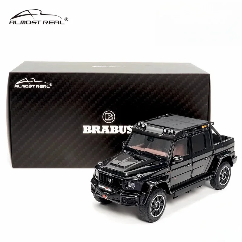 1:18 Brabus G800 Adventure XLP pickup alloy full open mold alloy press shaft miniature simulation model, adult decoration,