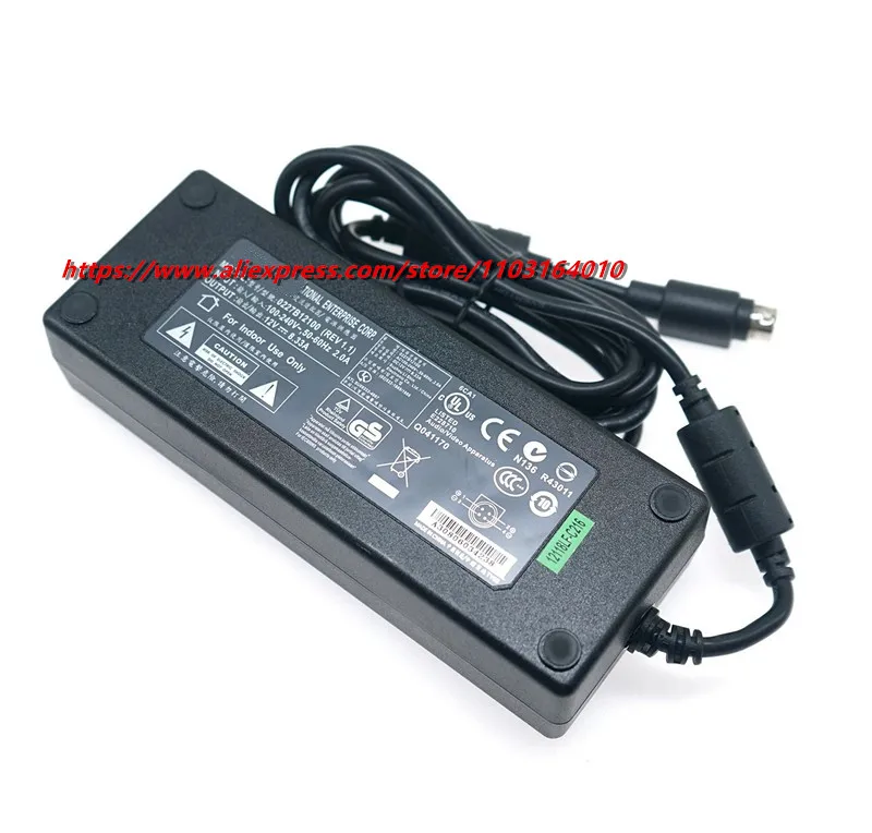 Adaptador de corriente alterna LI SHIN genuino 12V 8.33A 100W 4PIN EA11001E-120 para NAS QNAP TS-419P II NAS SYNOLOGY DS410 cargador 0227B12100