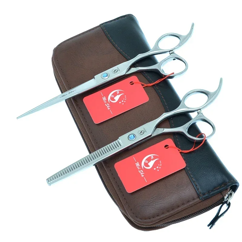 

7.0" Barber Shop Hair Scissors Hairdressing Salon Big Clippers Professional Hair Cutting Scissors Thinning Shears JP440C A0127A