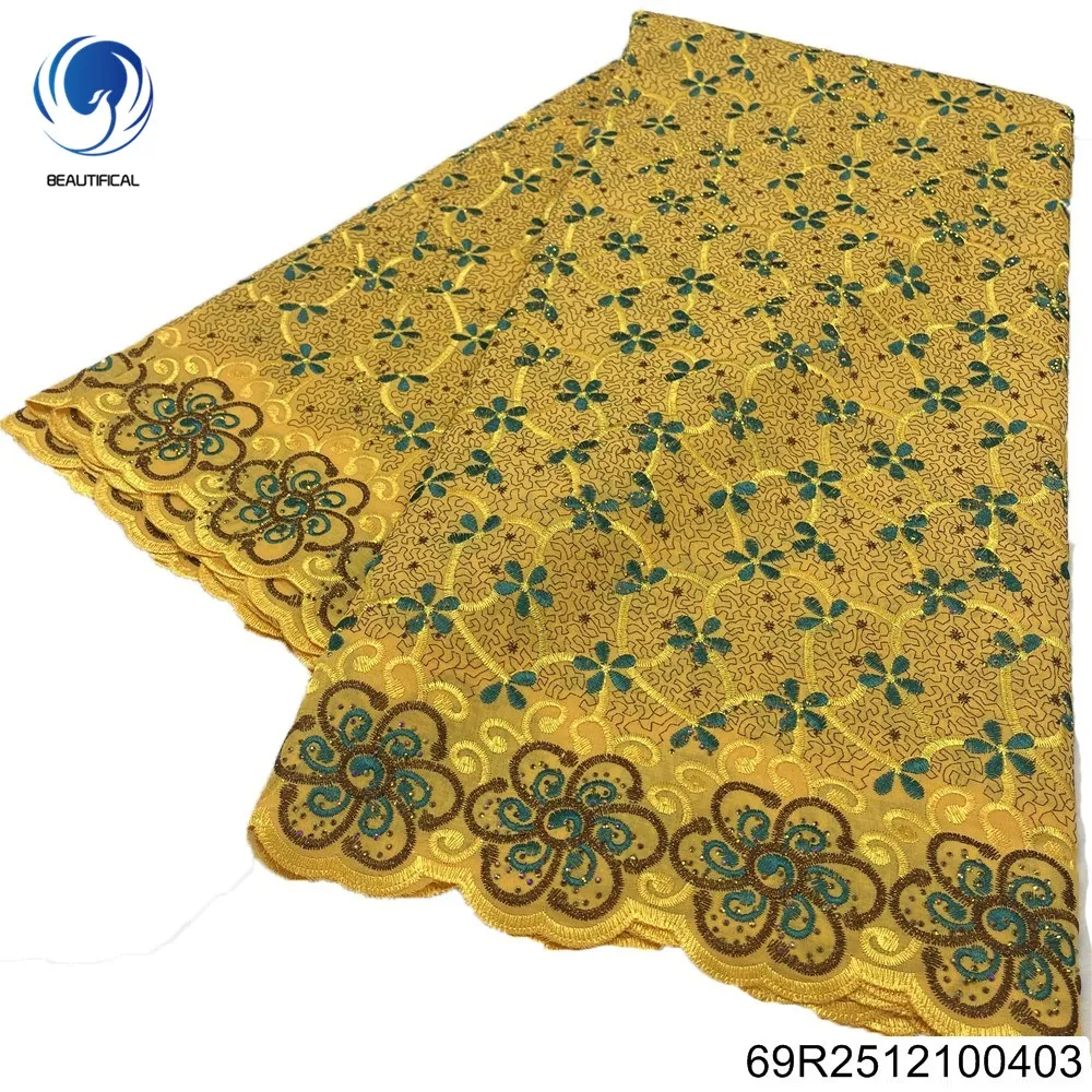 2025-nuovo-giallo-high-end-squisito-100-cotone-tessuto-africano-ricamato-nigeriano-merletto-svizzero-vestito-da-partito-69r25121004