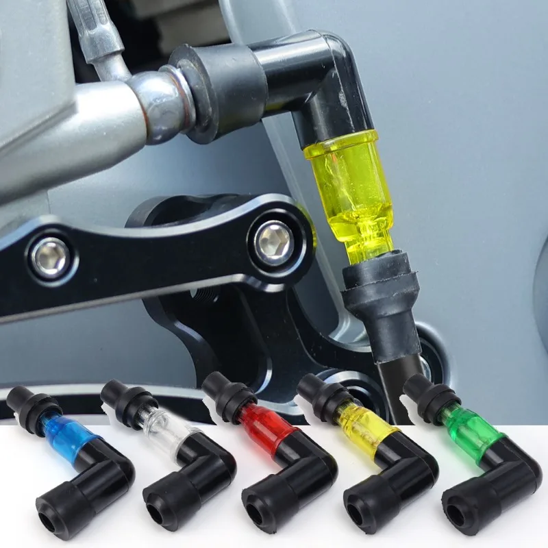 Motorcycle Ignition Spark Plug Cap Universal Flash Spark Plug High Pressure Cap Elbow Shaped Motorcycle Modification Accessories