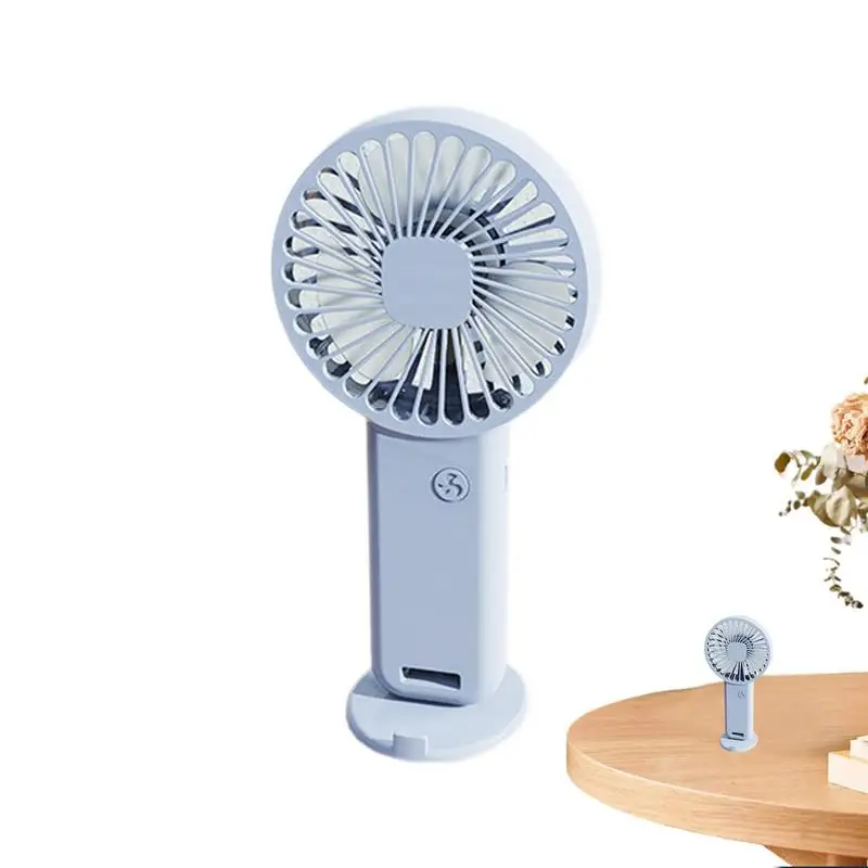 

Personal Fan Rechargeable 3 Speed Modes Hand Held Fan Pocket Size Small Rechargeable Fan For Home Travel Camping Working Outdoor