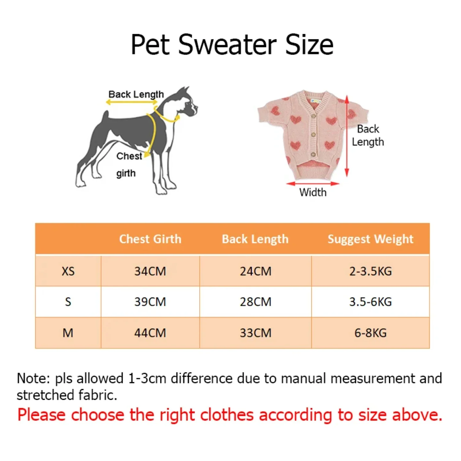 xtra Cozy Stylish Knitting Dog Sweater for Small and Large Chihuahua, Dachshund, and Cats - Ideal Choice for Winter, Christmas,