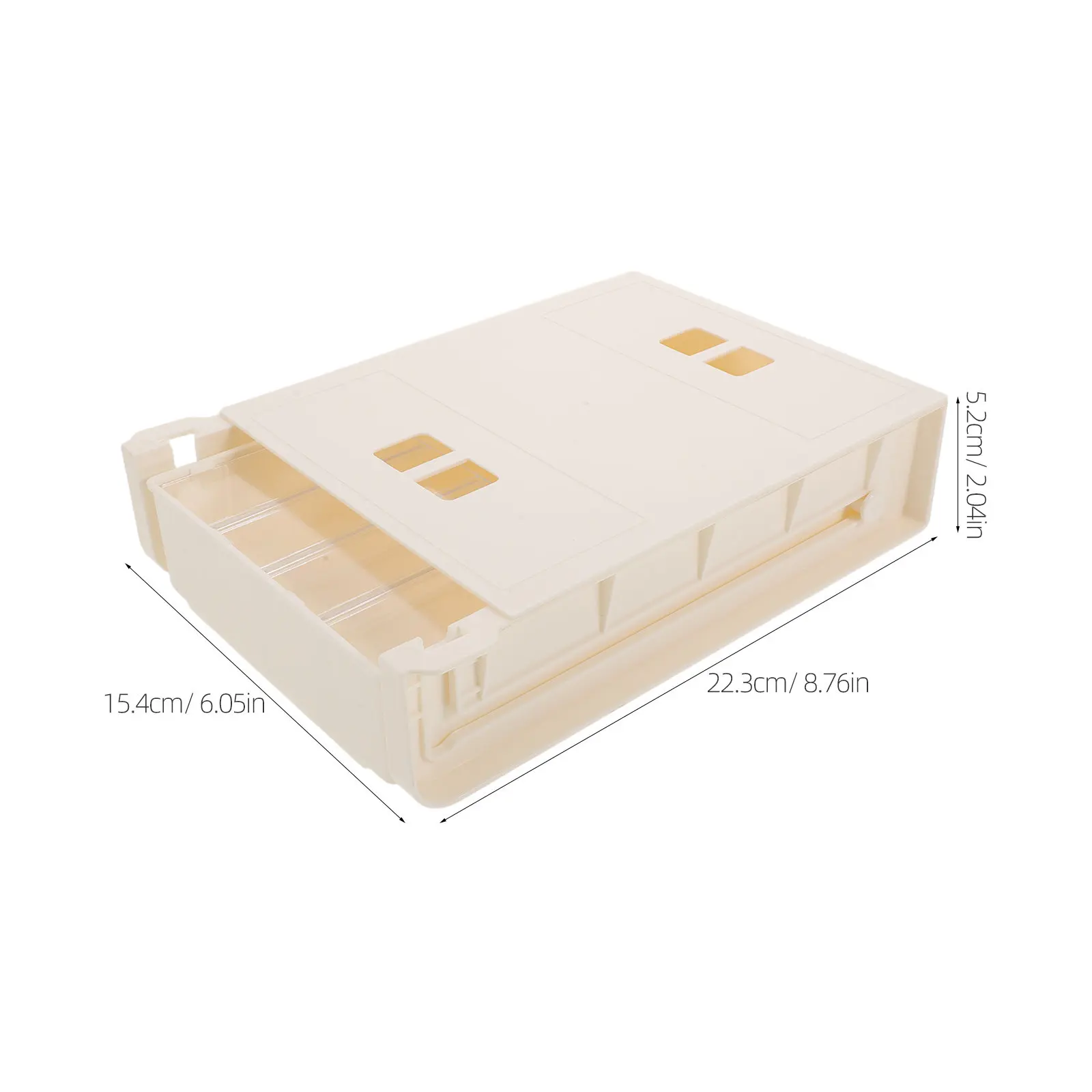 Nail Supplies Organizer Under Desk Drawer Attachment Slide Out Hanging Design for Salon School Office Home Sturdy Plastic Nail - view 5