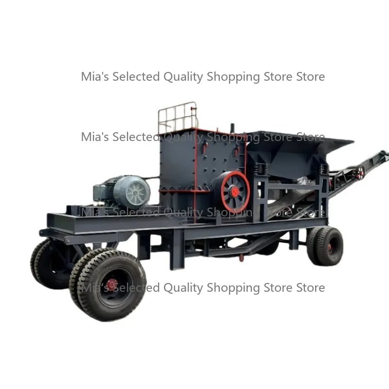40TPH Mobile Jaw Crusher with Hammer Mill Conveyor Belt for Sand Crushing Plant