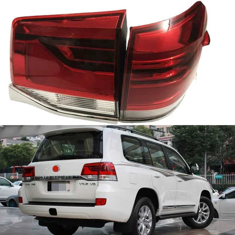 Car Accessories Rear lamp For Toyota Land Cruiser LC200 2016-2019 LED Rear Tail Light Assembly Brake Stop Lights Parking Lamp