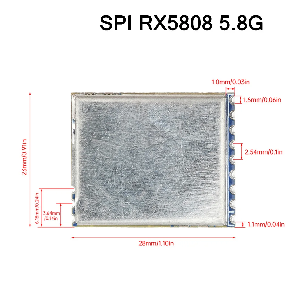 RX5808 5.8G RX1264 RX1264PRO MM238RW 3301Rx Modulo ricevitore audio video wireless Ricevitore FPV per sistemi FPV ed elicotteri