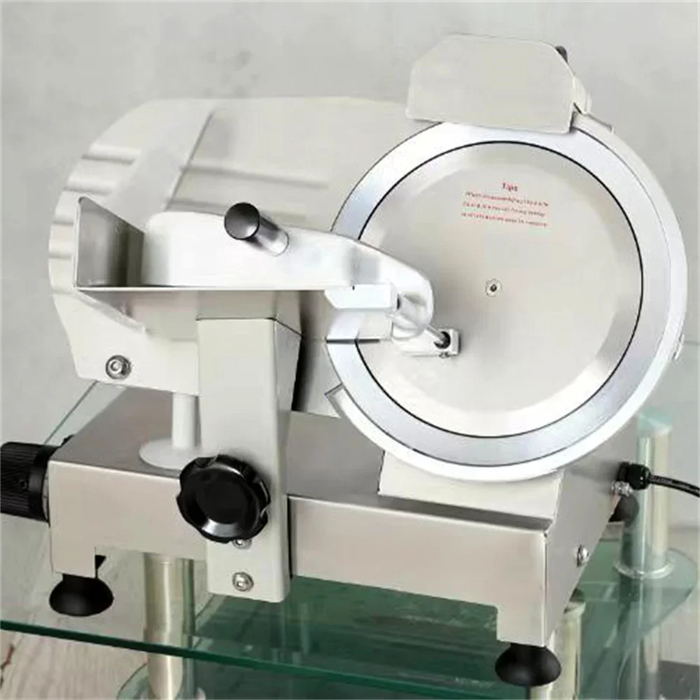 공장 데스크탑 반자동 전기 냉동 고기 슬라이서, 햄 고기 치즈 슬라이싱 절단기, 8 인치, 10 인치, 12 인치