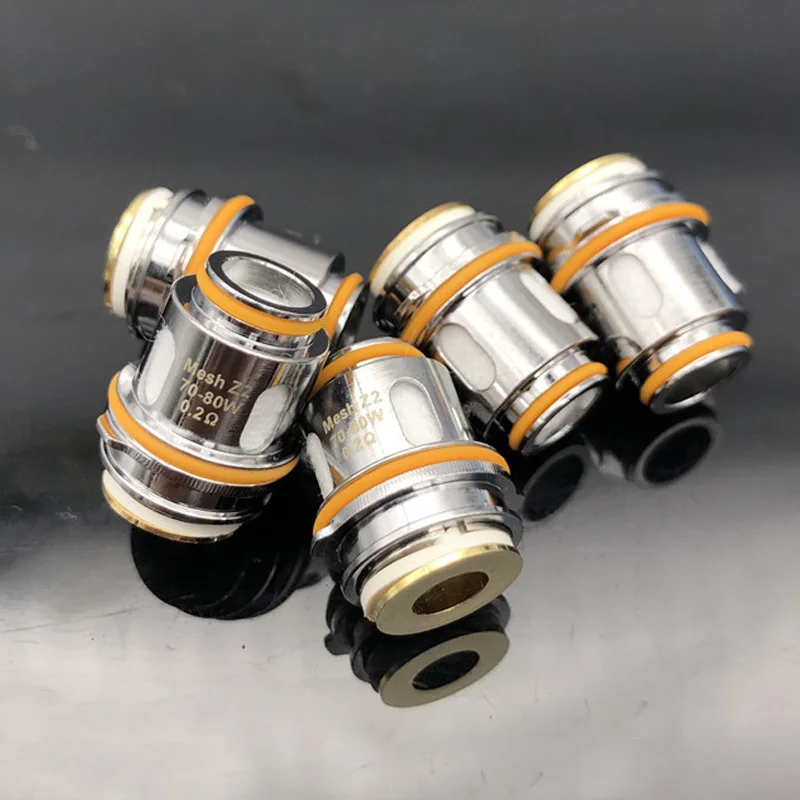 5pcs/lot Zeus Sub Ohm Coil Mesh Coil Replacement Atomizer Coil Heads Z1 Z2 0.4ohm 0.2ohm For E Cigarette Zeus Sub Ohm Tank coil