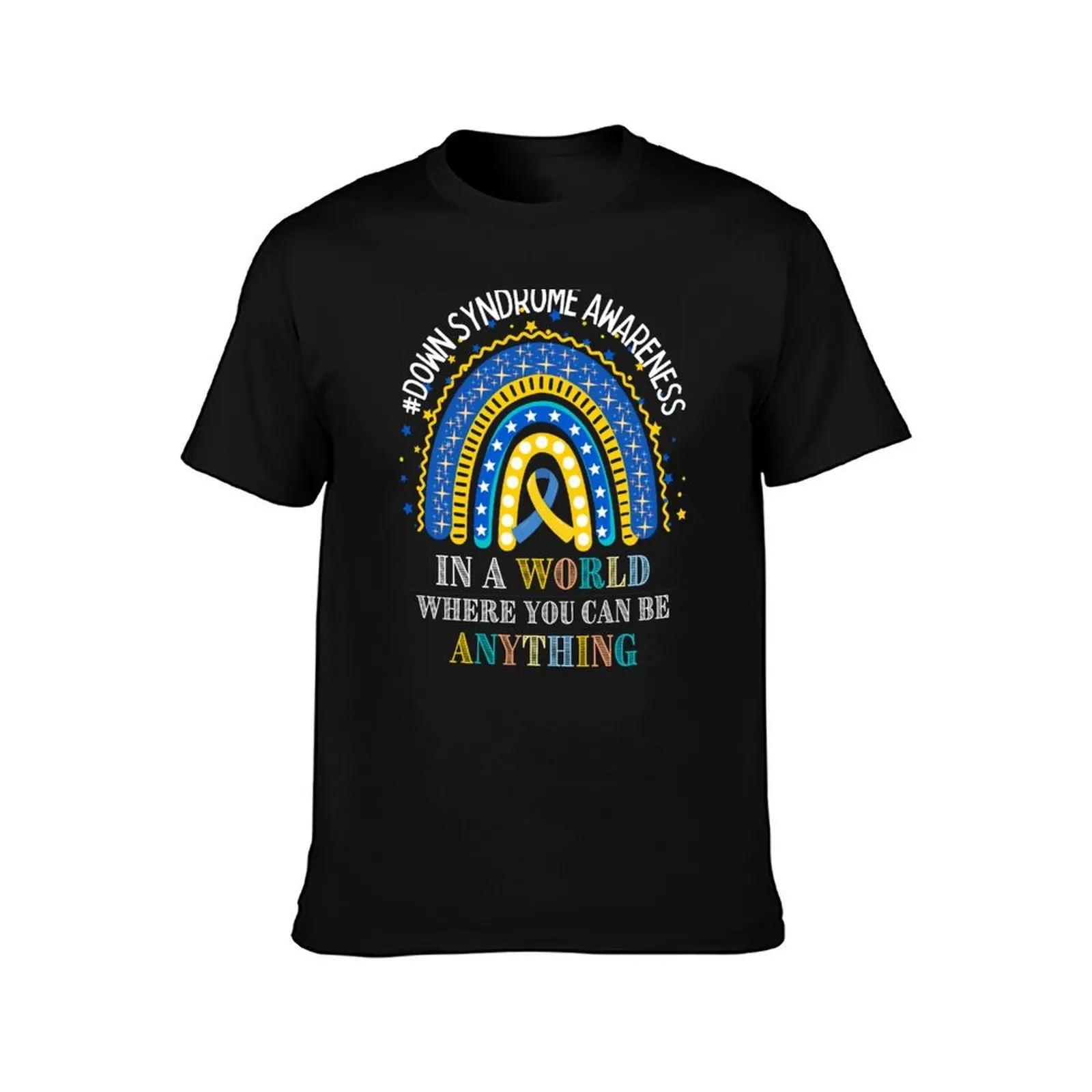 Down Syndrome Warrior (Down Syndrome Awareness) T-Shirt, Summer Casual Cotton Tee, Oversized Streetwear Tops, Unisex Men Women