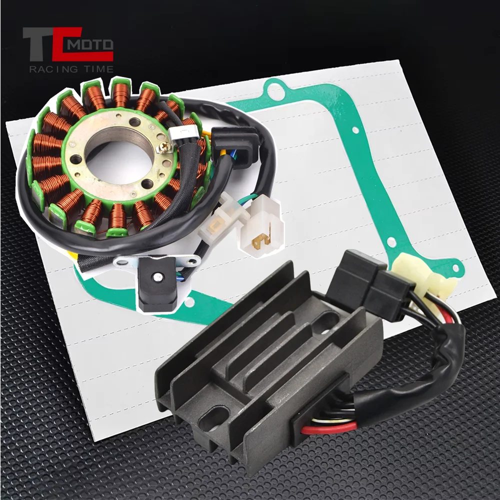 GN250 TU250 Motorcycle Regulator Rectifier Magneto Stator Coil Gasket For Suzuki GN 250 GN250 1985-2001 / TU 250 1997-2001