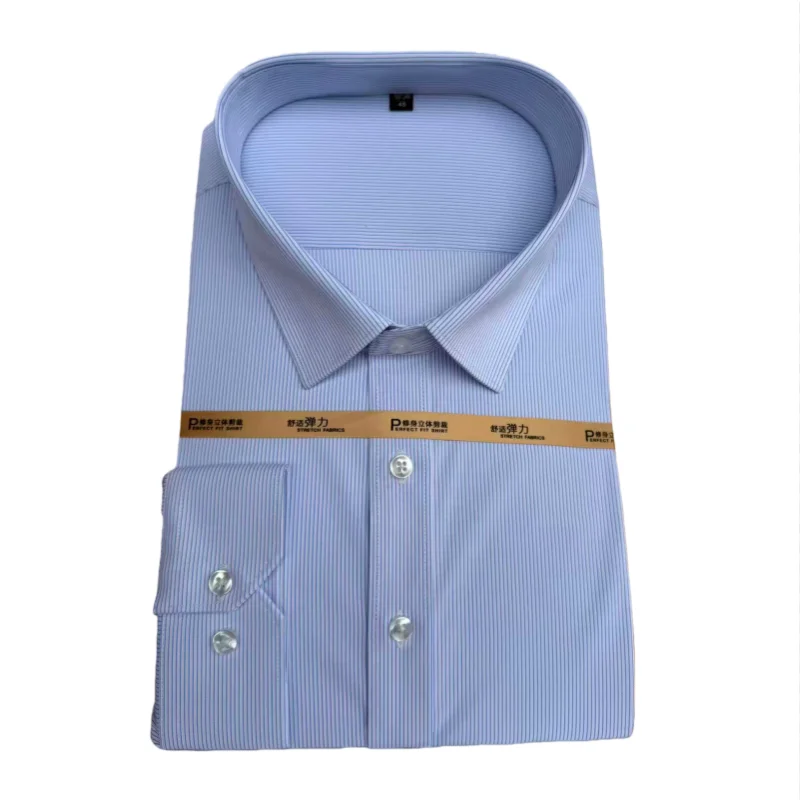 

Big Size Shirts for Men Without Slim Fit Office Blue White Shirts Men Long Sleeve 8XL Bamboo Fiber Men Shirt Long Sleeve Casual