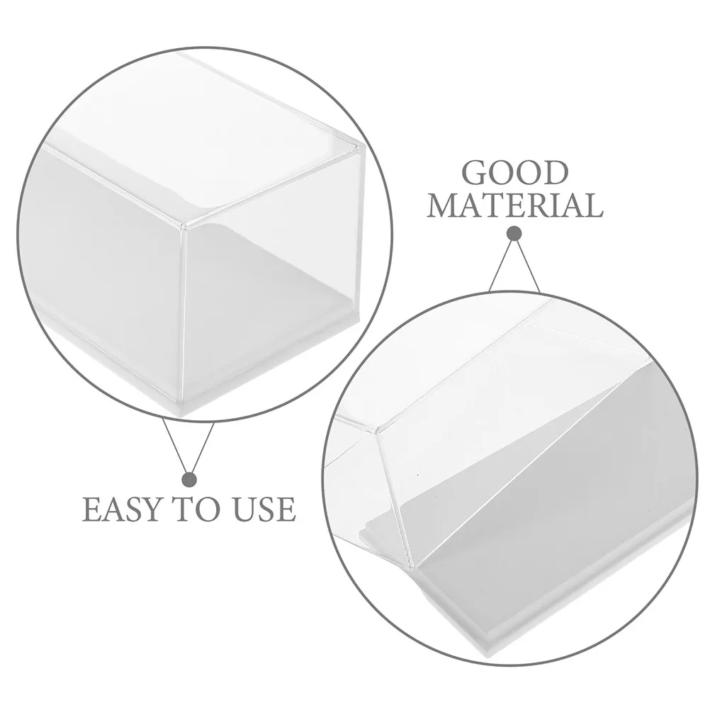4Pcs 1:64 Scale Car Display Box – Transparent Scratch-Resistant Plastic Storage Case for Miniature Cars - view 5