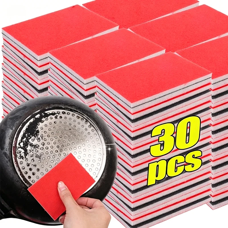30/5 Pezzi Blocchi di Spugna Abrasiva per Lavorazione del Legno e Lucidatura Metalli, Tamponi Abrasivi a Grana Fine, Spugne per Levigatura a Secco e a Umido, Utensili per Carta Abrasiva