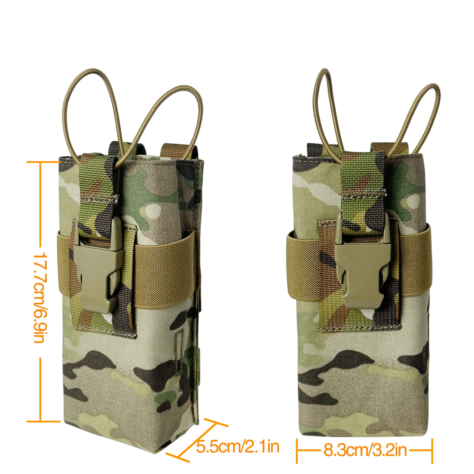 EMERSONGEARS 500D Nylon Multi-Purpose tactical pouch PRC152/148 radio pouch outdoor bottle pouch