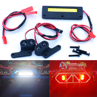 Front & Rear LED Lights Kit Spotlight Headlight Taillight Lamp for 1/10 Traxxas RC Car SLASH 2WD Short Course Race Truck
