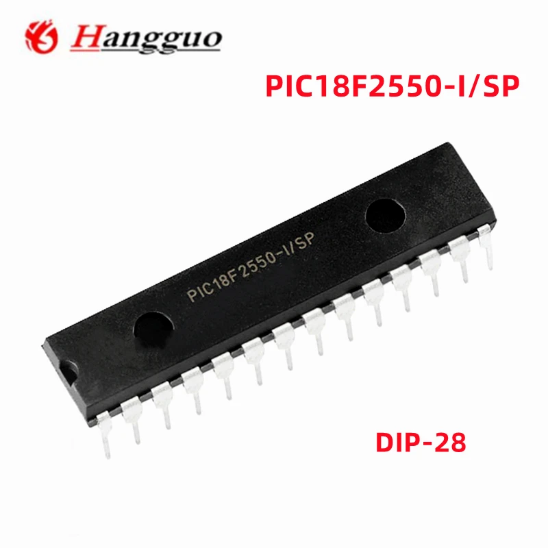 5Pcs/Lot Original PIC18F2550-I/SP PIC18F2550 DIP-28 IC Chip