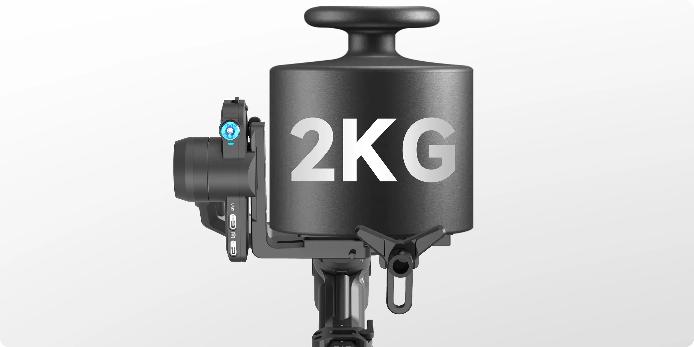 FeiyuTech SCORP Mini 3 Pro 3-in-1 Gimbal für Mirrorless-, Action-Kameras und Smartphones mit KI-Tracking 4.0, Abnehmbarer Griff, Unterstützt bis zu 2 kg, 14 h Akkulaufzeit – Detail 8