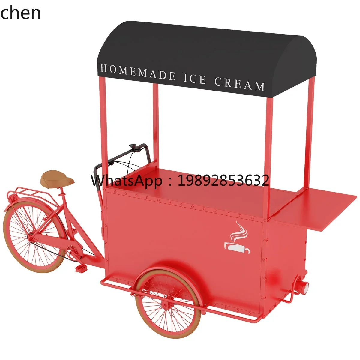u20mobile stall night market mobile coffee cart upside down donkey tricycle home decoration accessories