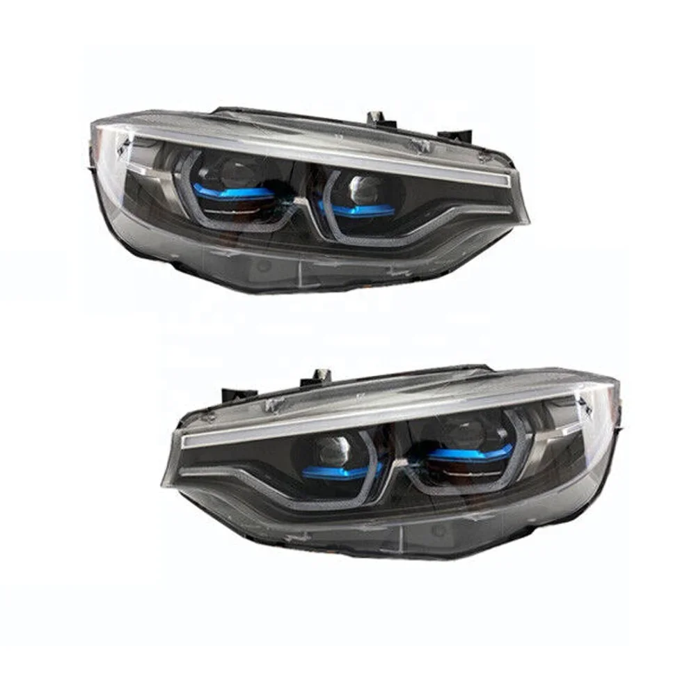 Car Head Lamp For 2013-2019 BMX F32 F33 F36 F82 F83 Set Full LED Headlight Assembly daytime running lights Far Near Accessories