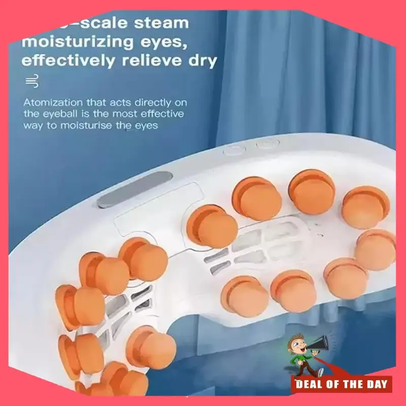 24-Hour Delivery Nano Steam Eyes Massager Eye Care Heating With Bluetooth Music To Relieve Fatigue And Reduce Dark Circles Under