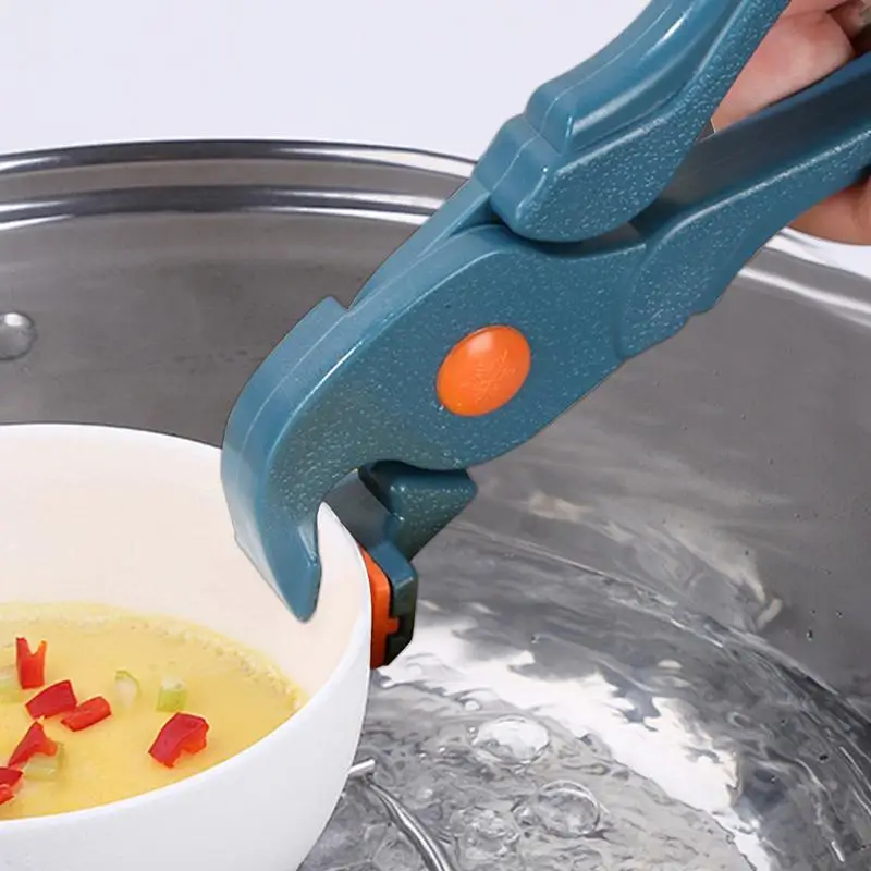 Get a Grip on Hot Plates and Bowls with Anti-Scalding  Bowl Clip Plate Pot Gripper Kitchen Utensil Anti-Scalding Clip Kitchen