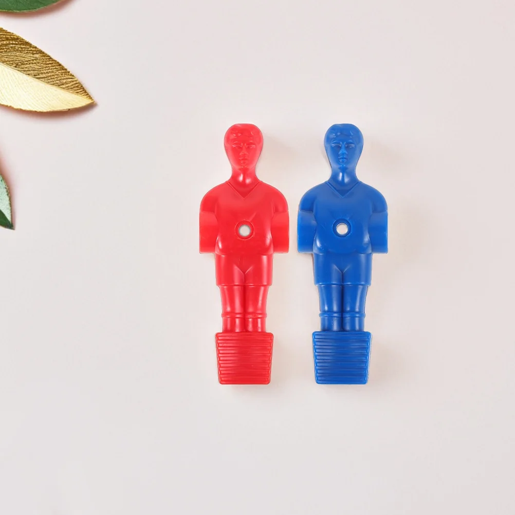 8 قطعة شخصيات كرة القدم الطاولة تماثيل لاعب فووسبالل قوية مع أذرع لاستبدال أجزاء كرة القدم الواقعية المدمجة المحمولة #5