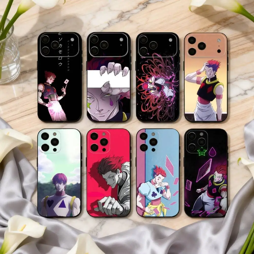 

A-Anime H-Hisoka-A M-Morow-W Phone Case Silicone Soft For IPhone 17pro 16 15 14 13 12 11 X XR Plus Pro Max Plus