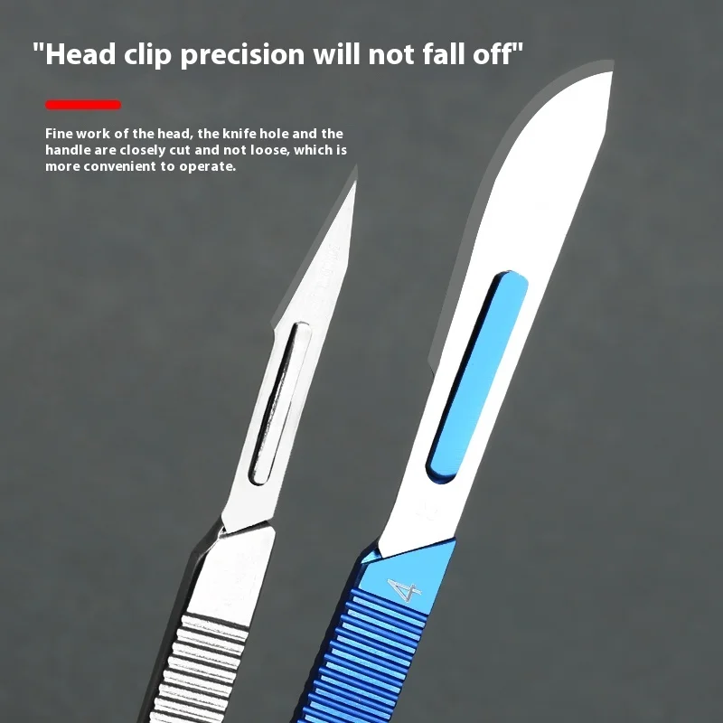 스테인레스 스틸 메스 핸들 나이프 거치대, 의료용 수술 칼날, 수술 핸드 피스, 1 개