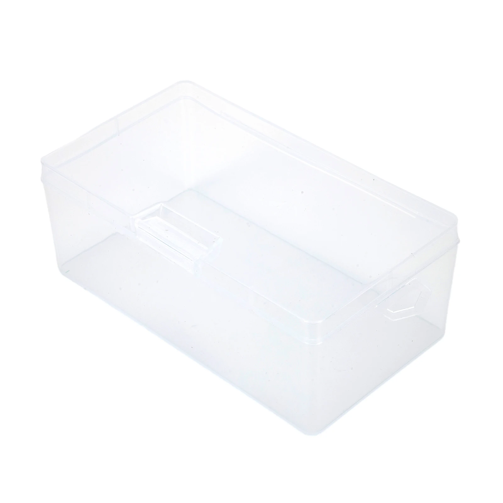 Container Storage Box Bank Cards Beads Case Clear Coins Collection With Lid 6.3*3.46*2.36inch ID Cards Jewellery