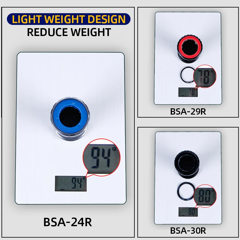 SENICX BSA Kit Ceramic Bottom Bracket for Road Bicycle 68mm Shell BSA24 BSA29 BSA30 Suitable for 24/28.99/30mm Axis Bike Parts