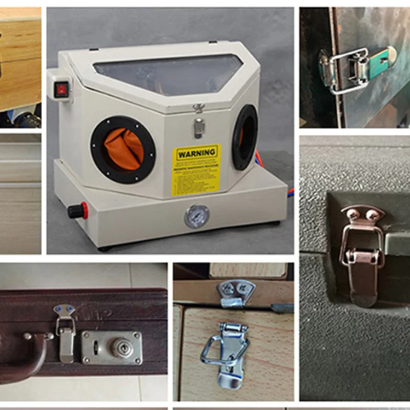 Wholesale 4pcs Duck-mouth Buckle Mini Lock Chest Box Gift Suitcase Case Buckles Toggle Hasp Stainless Steel Latch Catch Clamp