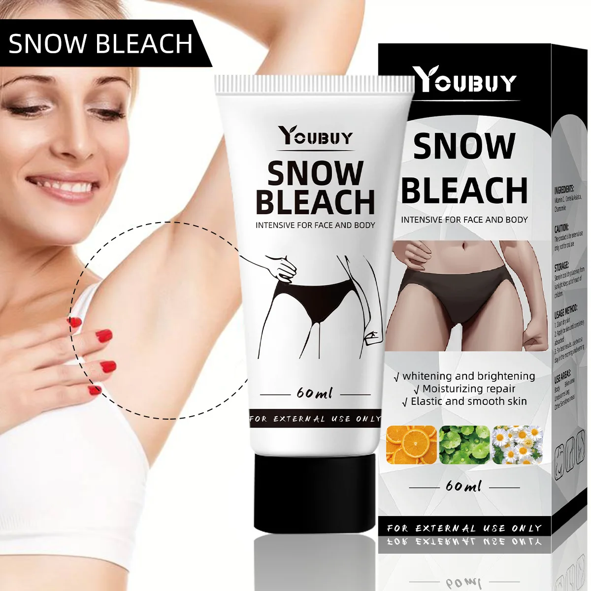 

Whitening Cream Private Parts Underarm Bleaching Serum Whiten Butt Knee Brighten Inner Thigh Intimate Parts Dark Remove Melanin