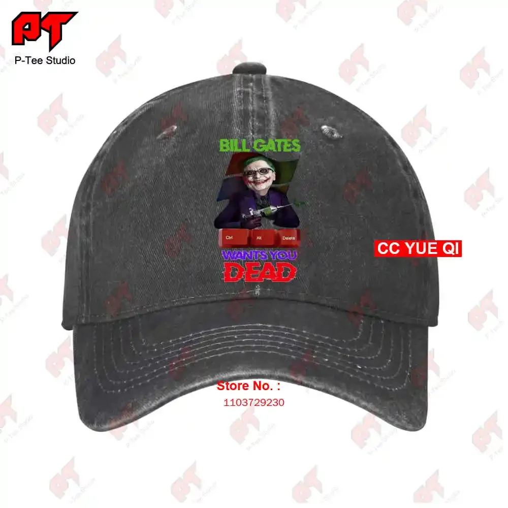 Men'S T Vaccines Bill Gates Slavery Wake Up To The Lie Baseball Caps Truck Cap S978