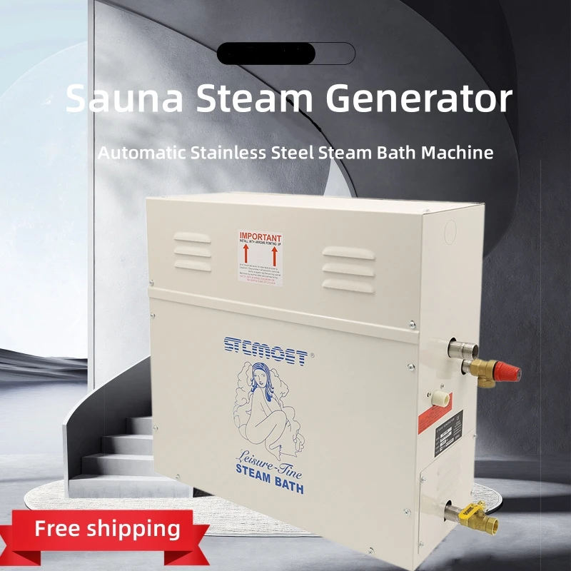 

ChuHan 15KW Sauna Spa Steam Generator 220V/380V For Home Steam Shower Digital Controller Sauna Room SPA Steam Bath Machine ST150