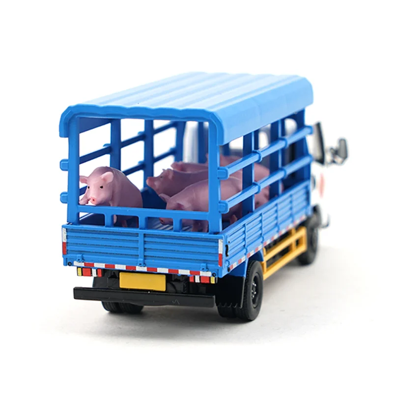 TaoYi Xcartoys 1/64 schaal legering dier transportmodel speelgoed - varken trekauto niet-afstandsbediening verzamelvoertuig voor kinderen