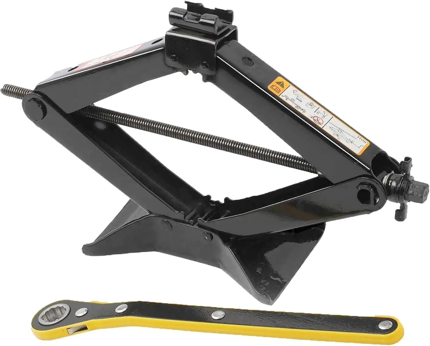 

Ножничный домкрат Max 3T, грузоподъемность 6614 фунтов, сверхмощный автомобильный подъемник с рукояткой, диапазон подъема от 3,93 до 17,3 дюйма