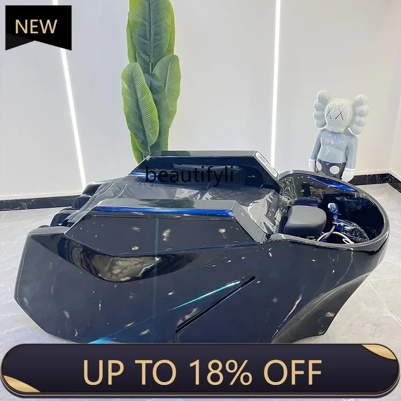 

FF Automatic electric massage shampoo bed barber shop hair treatment fumigation water heater