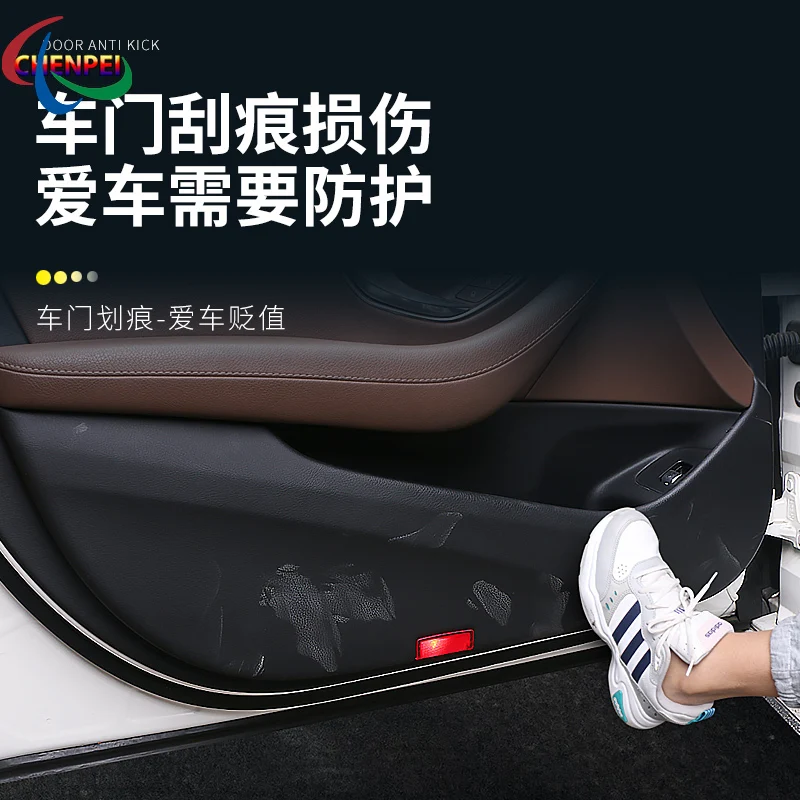 For Honda Breeze 2019-2021 Car Door Anti Kick Pad Protection Stickers Car Interior Decoration Accessories