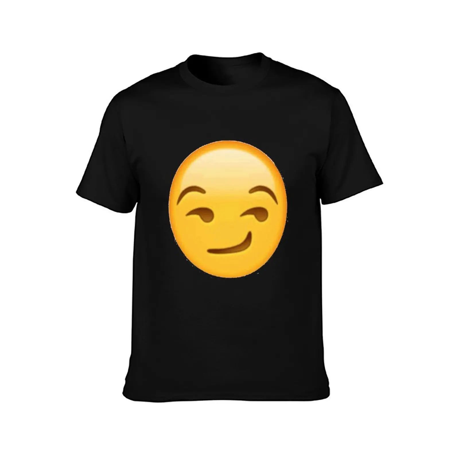 Smirking Face - Emoji T-Shirt Funny t-shirt graphic t shirts anime shirt summer 2025 men graphic t shirts