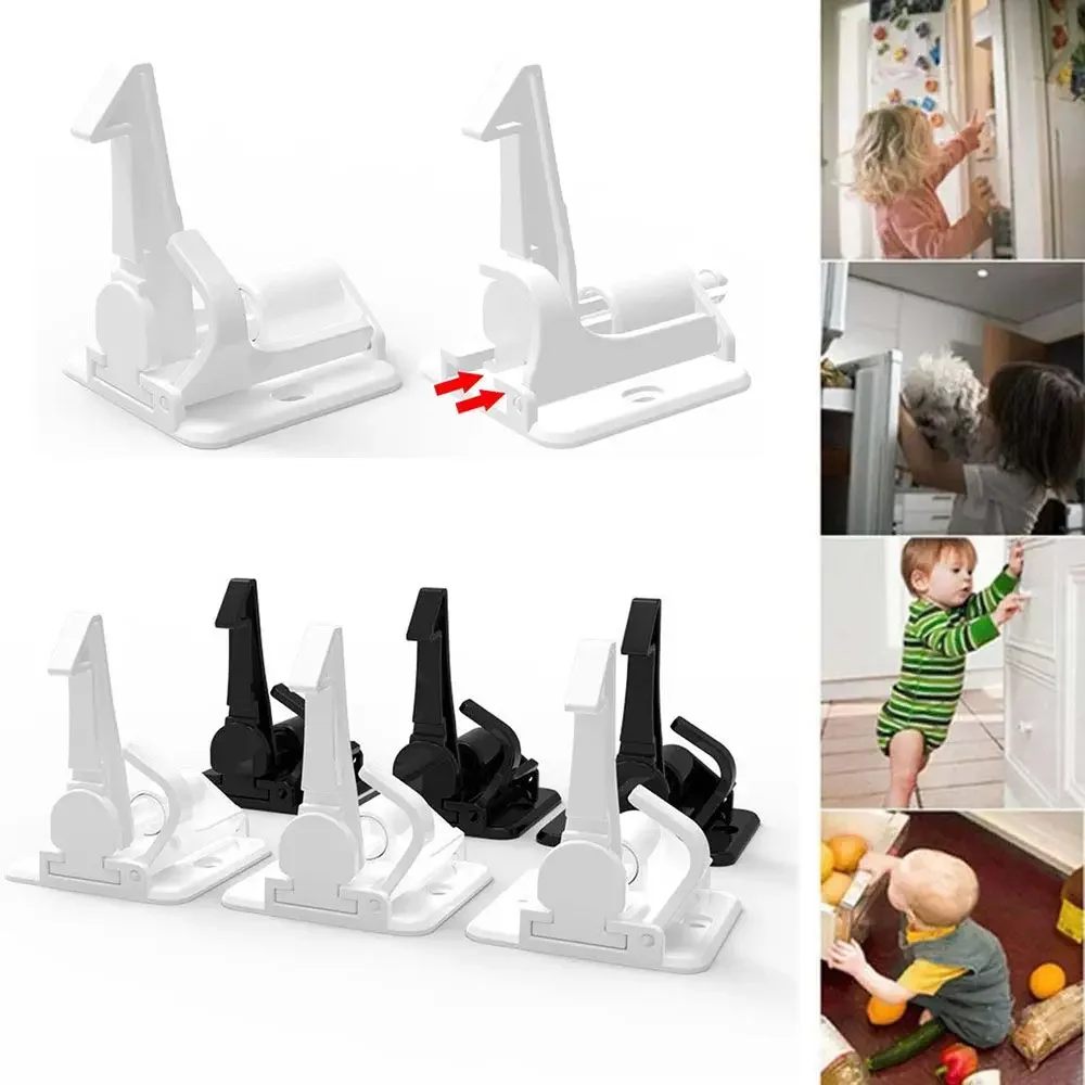 Invisible Spring Drawers Strong Adhesive Fridge Safety Safety Lock Child Proofing Cabinet Locks Fasteners Cabinet Locks