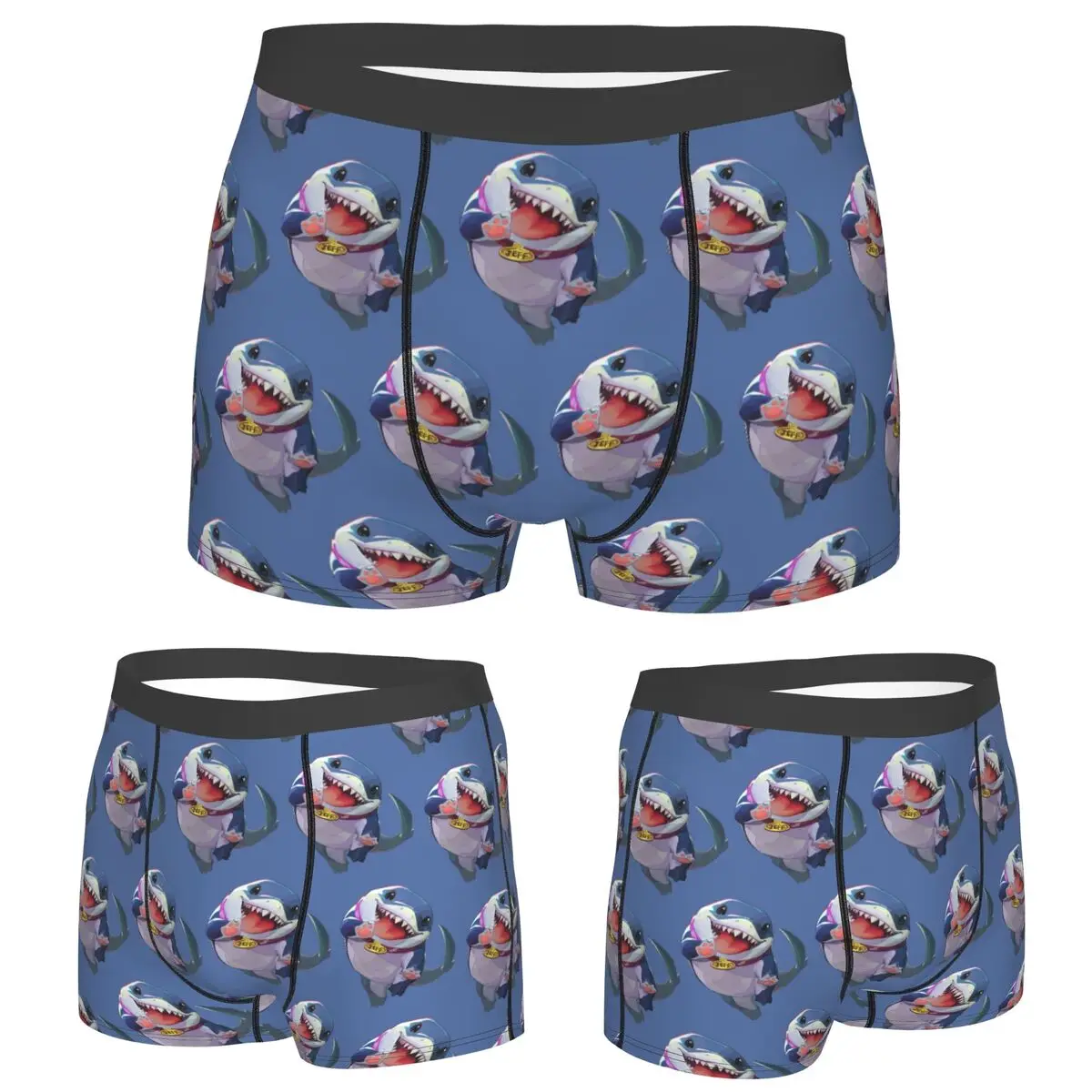 

Boxer Underpants Shorts Jeff The Land Shark Panties Men's Comfortable Underwear for Homme Man Boyfriend Gift