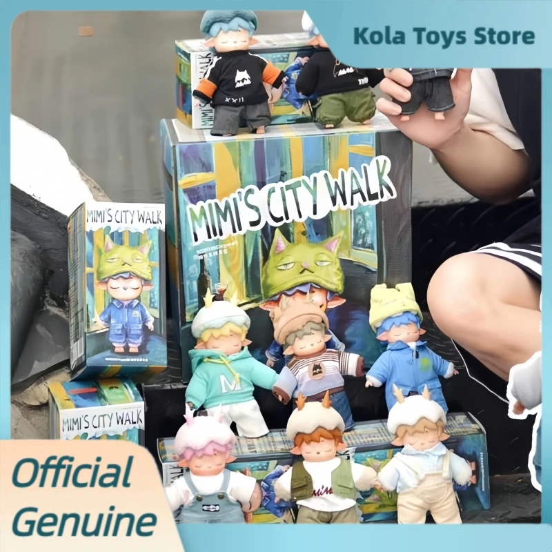 

Genuine Mimi'S City Walk Vinyl Series Pendant Blind Box Doll Fashion Play Decoration Vinyl Doll Mimi Mystery Box Toy Xmas Gift