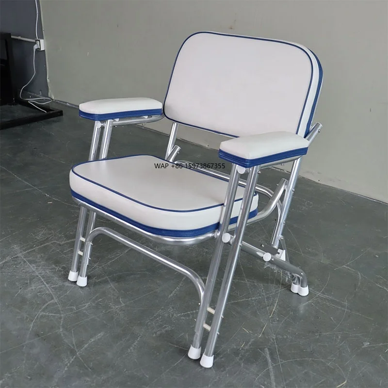 

Aluminum Yacht Marine Folding Deck Chair Buy Deck Chair Boat Accessories with Armrest of Fishing Boat Seats