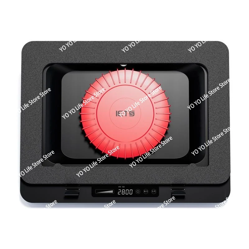 GT600 Pressure Air Notebook Radiator with 14CM Fan 18-inch Dust-proof Base 36W Power for Cold Water-cooled Laptop
