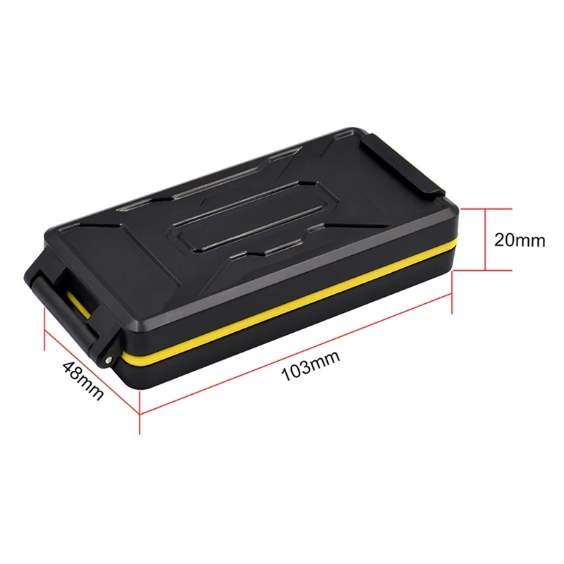 MSATA Hard Disk Case SSD Case Portable Mobile Storage Box Thickened EVA Shell Hard Disk Storage Box