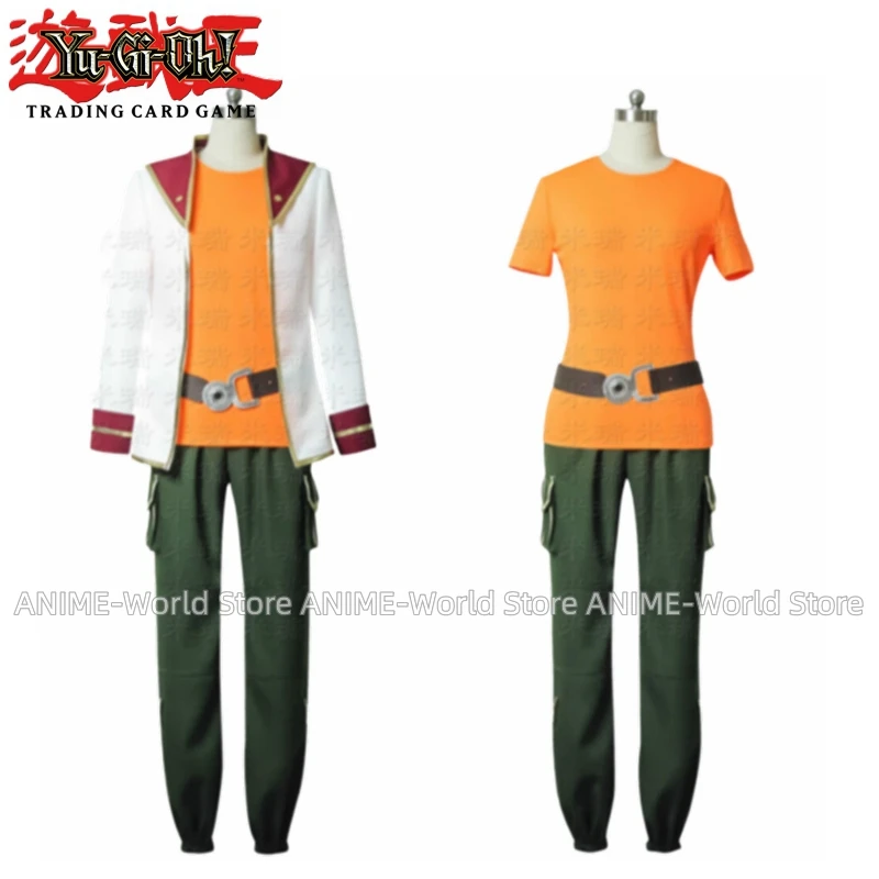 Yu-Gi-Oh ARC-V Yuya Sakaki abbigliamento Cos uniforme di stoffa parrucca Costume Cosplay di qualsiasi dimensione