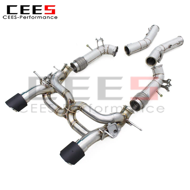 

CEES Performance Upgrade Valvetronic Catback Exhaust System for Maserati MC20 M240 3.0T V6 2020-2024 Stainless Steel Mid Pipe