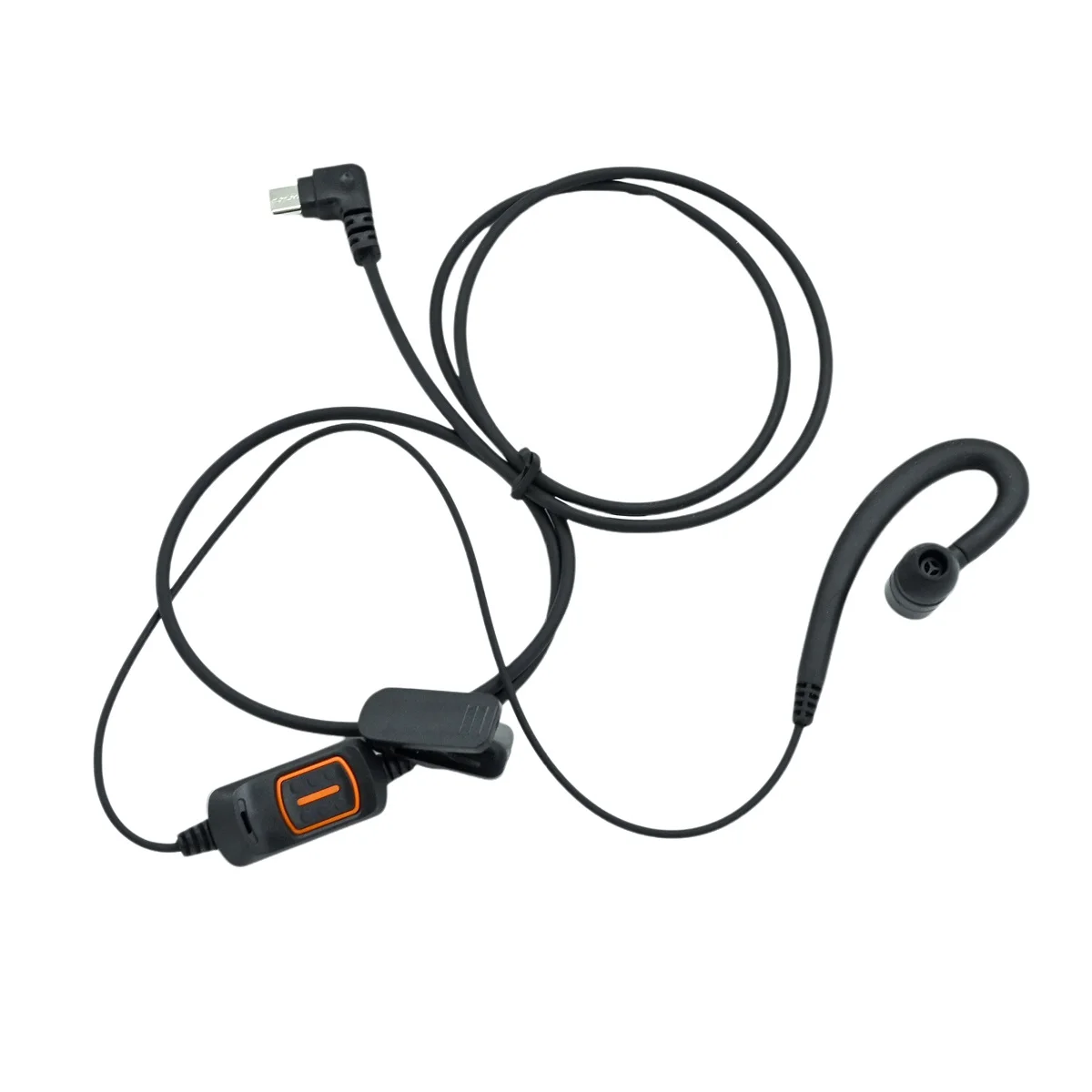 Senhaix Earphone USB Type C Connector C-Style Earpiece for GT12 GT-12 Handheld Two Way Radio Headset with PTT Key Microphone - view 6
