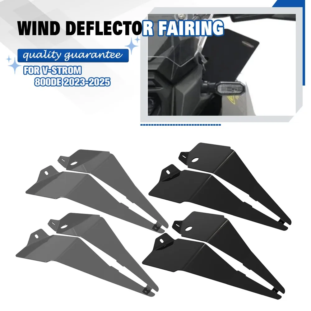 

FOR Suzuki V-Strom 800DE 2023 2024 2025 Side Windscreen Screen Weather Protecter Wind Deflector VStrom 800 DE Moto Accessories